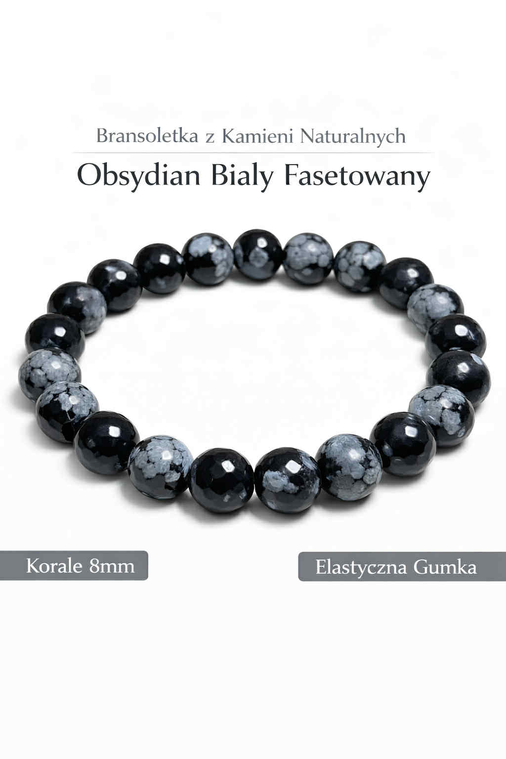 White Obsidian Bracelet