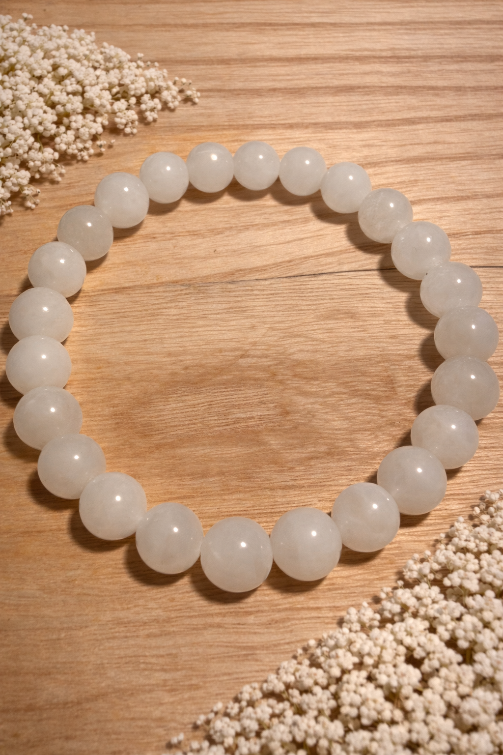 Bransoletka ze szklanych koralików