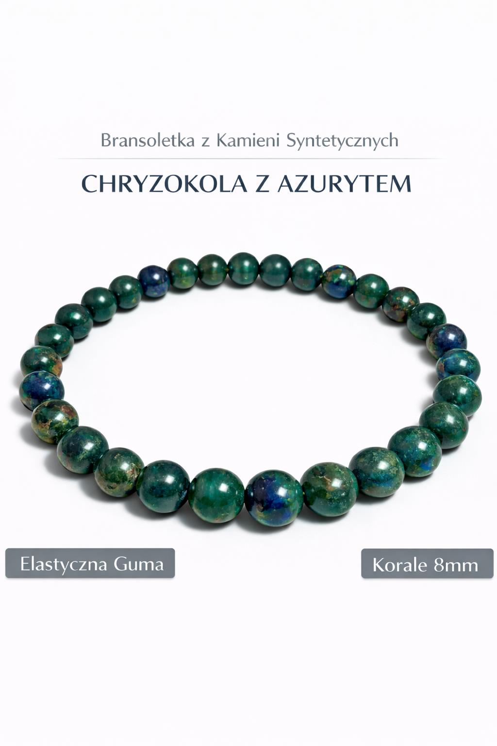 Bransoletka z naturalnych kamieni